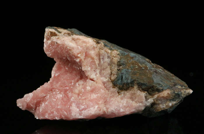 Rhodochrosite on Matrix,"N'Chwaning II Mine, Kalahari Manganese Field, Northern Cape, South Africa.