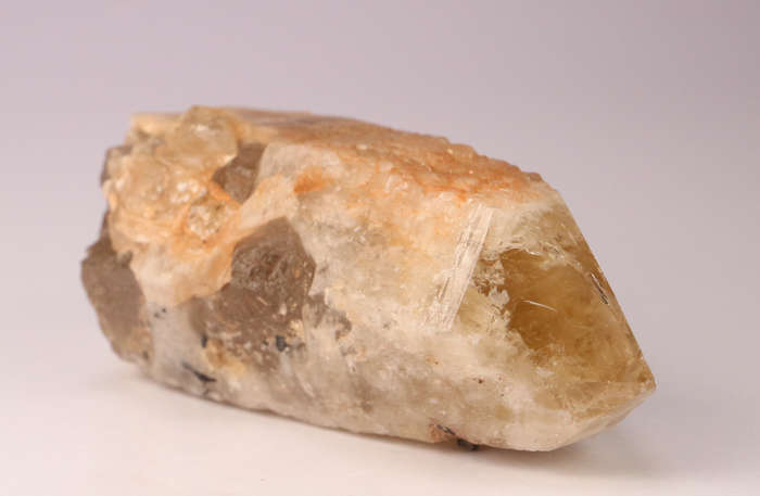 Tourmaline on Quartz Point, Erongo Mnt Region, Namibia