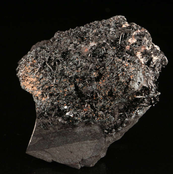 Gaudefroyite & Hematite on Matrix,"N'Chwaning II Mine, Kalahari Manganese Field, Northern Cape, Sout