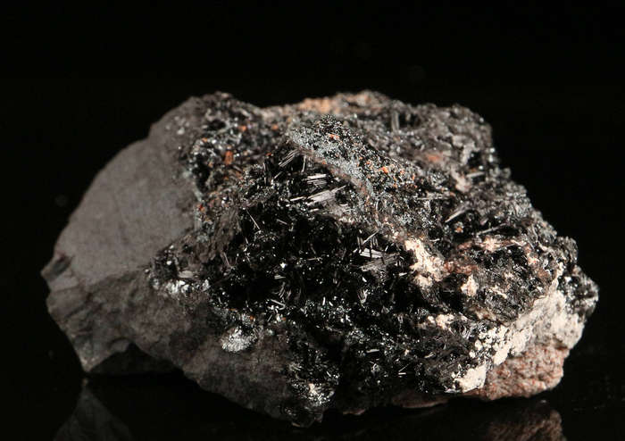 Gaudefroyite & Hematite on Matrix,"N'Chwaning II Mine, Kalahari Manganese Field, Northern Cape, Sout