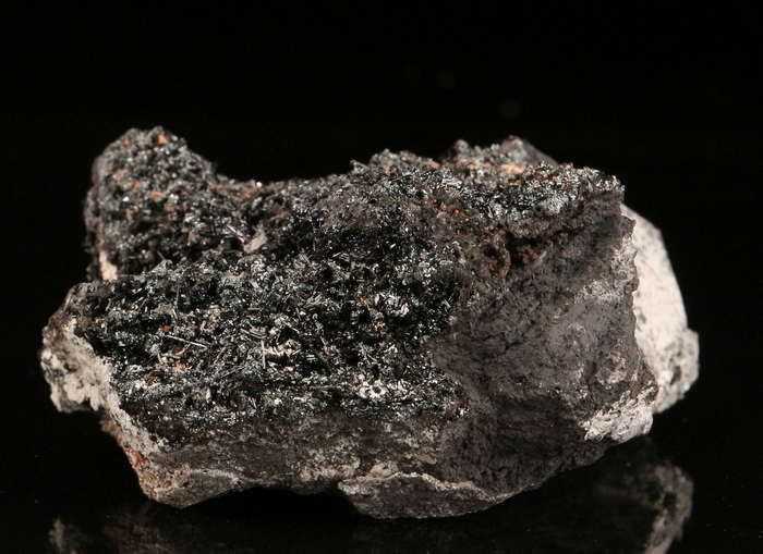 Gaudefroyite & Hematite on Matrix,"N'Chwaning II Mine, Kalahari Manganese Field, Northern Cape, Sout
