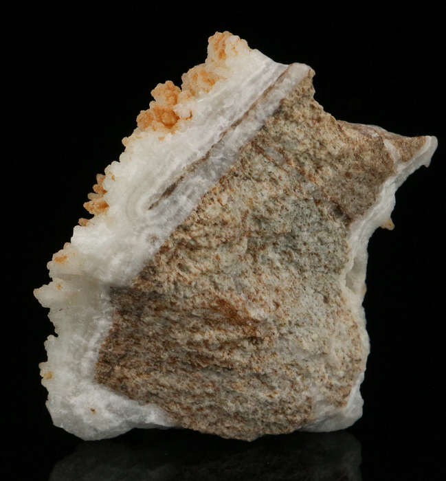 Quartz on Smithsonite, Skorpion Mine, Karas Region, Namibia