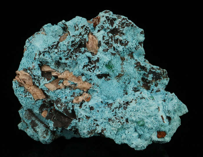 Shattuckite Cluster, Tantara Mine, DRC
