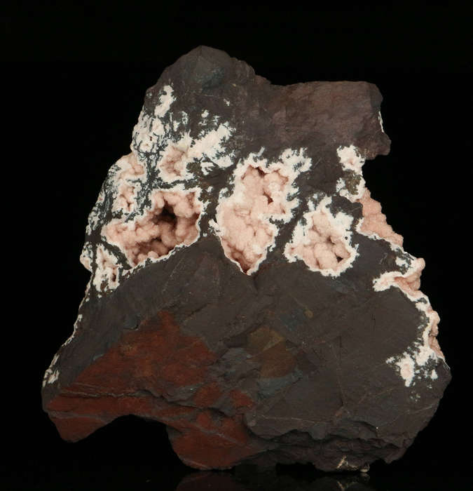 Rhodochrosite on Matrix,"N'Chwaning II Mine, Kalahari Manganese Field, Northern Cape, South Africa "