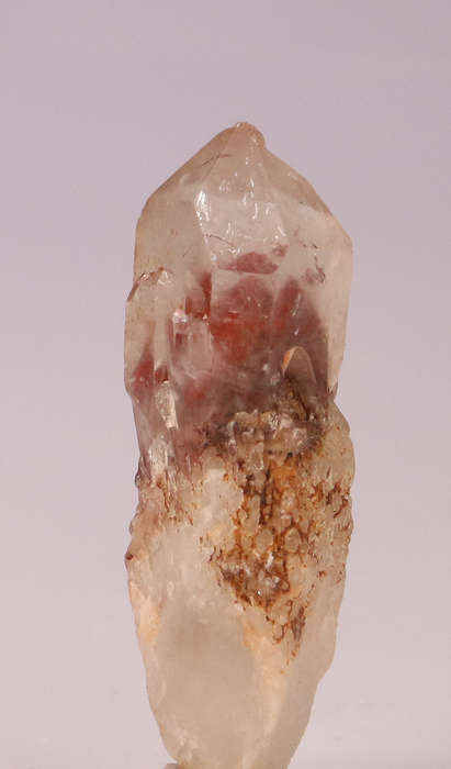 Hematite incl Quartz Point, Orange River Area, Northern Cape, South Africa