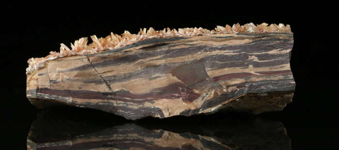 Inesite on Matrix, "N'Chwaning II Mine, Kalahari Manganese Field, Northern Cape, South Africa "