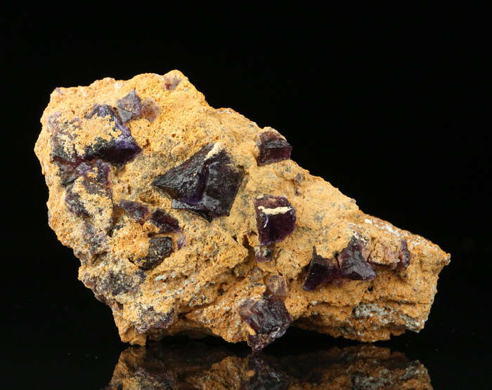 Grape Jelly Fluorite on Matrix, Damaraland, Palmwag, Erongo, Namibia