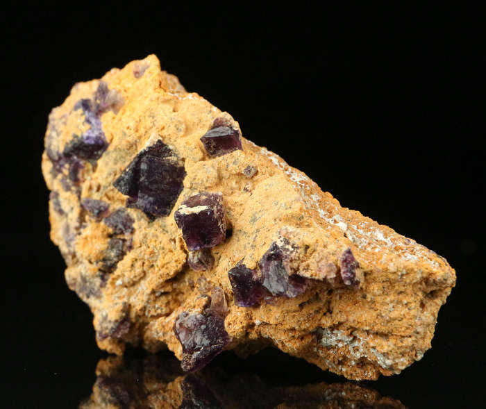 Grape Jelly Fluorite on Matrix, Damaraland, Palmwag, Erongo, Namibia