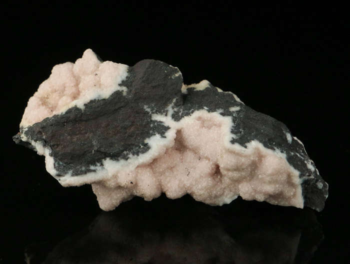 Rhodochrosite on Matrix,"N'Chwaning II Mine, Kalahari Manganese Field, Northern Cape, South Africa "