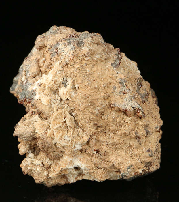 Andradite, Calcite on Matrix,"N'Chwaning II Mine, Kalahari Manganese Field, Northern Cape, South Afr