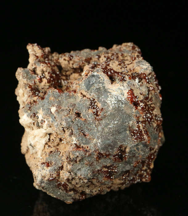 Andradite, Calcite on Matrix,"N'Chwaning II Mine, Kalahari Manganese Field, Northern Cape, South Afr