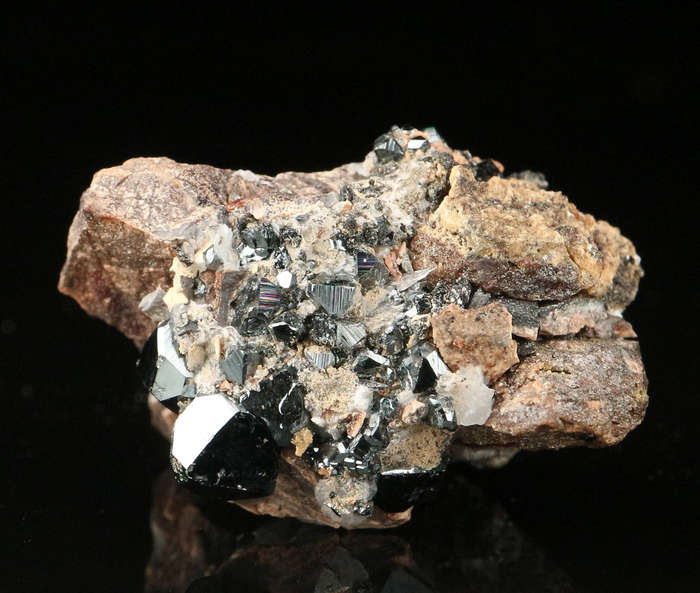Hematite on Matrix, "N'Chwaning II Mine, Kalahari Manganese Field, Northern Cape, South Africa "