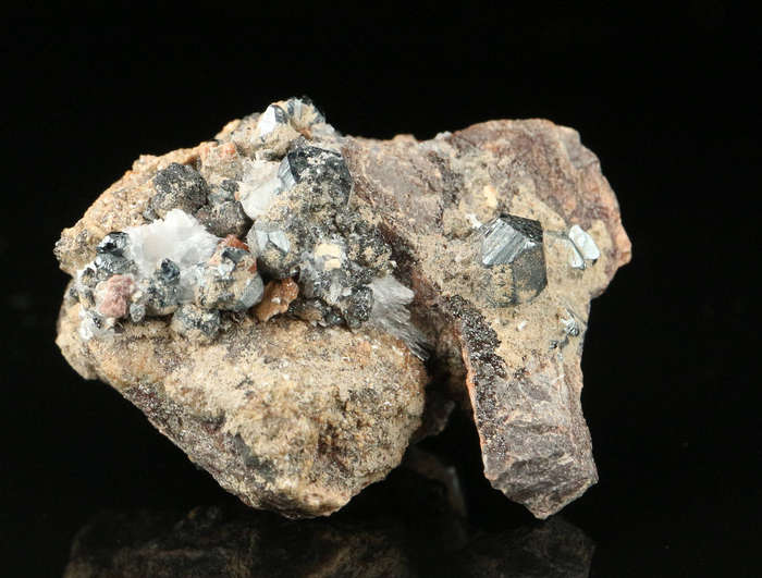 Hematite on Matrix, "N'Chwaning II Mine, Kalahari Manganese Field, Northern Cape, South Africa "