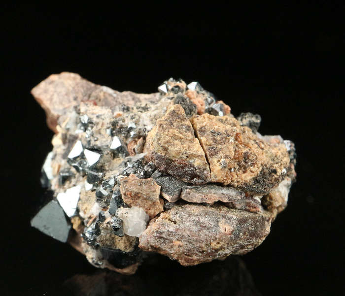 Hematite on Matrix, "N'Chwaning II Mine, Kalahari Manganese Field, Northern Cape, South Africa "