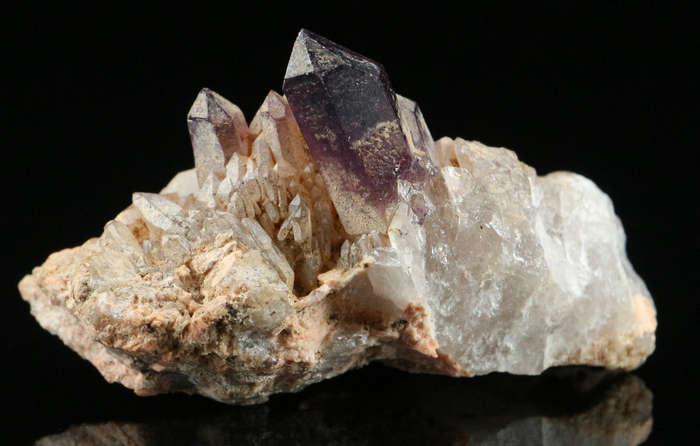 Amethyst Quartz on Matrix, Gobobosebberge Mnt, Namibia