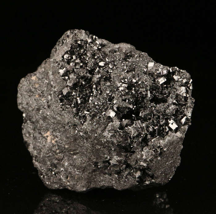 Bixbyite on Matrix, "N'Chwaning II Mine, Kalahari Manganese Field, Northern Cape, South Africa "