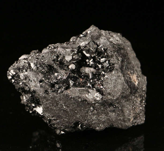 Bixbyite on Matrix, "N'Chwaning II Mine, Kalahari Manganese Field, Northern Cape, South Africa "