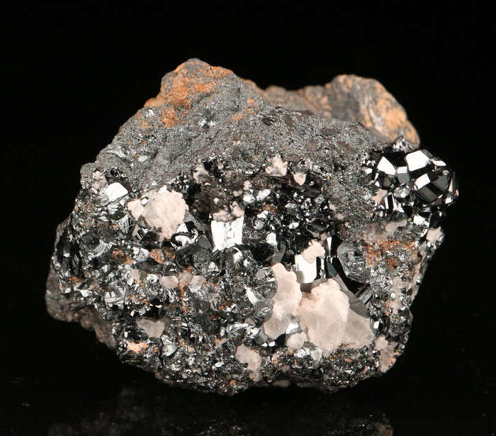 Hematite on Matrix, "N'Chwaning II Mine, Kalahari Manganese Field, Northern Cape, South Africa "