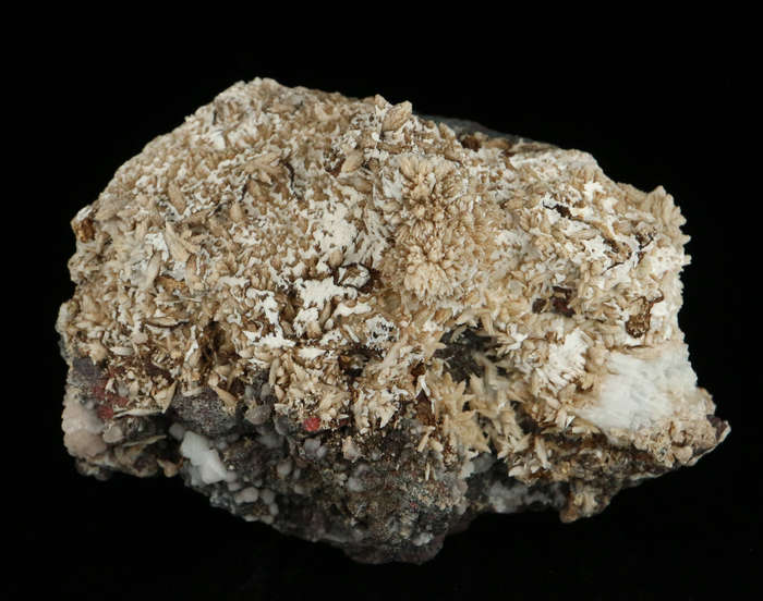 Calcite on Matrix"N'Chwaning II Mine, Kalahari Manganese Field, Northern Cape, South Africa. "