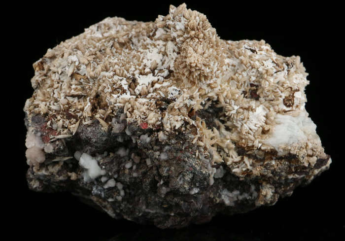 Calcite on Matrix"N'Chwaning II Mine, Kalahari Manganese Field, Northern Cape, South Africa. "