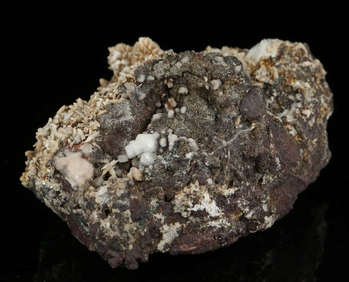 Calcite on Matrix"N'Chwaning II Mine, Kalahari Manganese Field, Northern Cape, South Africa. "