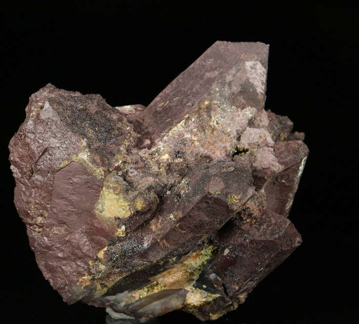 Hematite on Quartz Cluster, Artonvilla Mine, Musina, South Africa