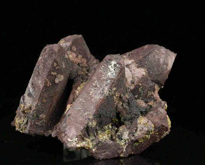 Hematite on Quartz Cluster, Artonvilla Mine, Musina, South Africa