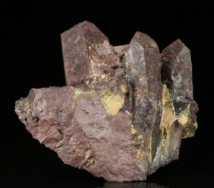 Hematite on Quartz Cluster, Artonvilla Mine, Musina, South Africa