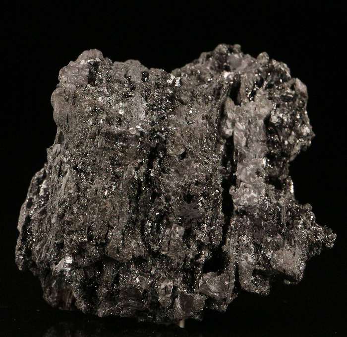 Manganite on Matrix, "N'Chwaning II Mine, Kalahari Manganese Field, Northern Cape, South Africa "