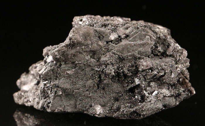 Manganite on Matrix, "N'Chwaning II Mine, Kalahari Manganese Field, Northern Cape, South Africa "