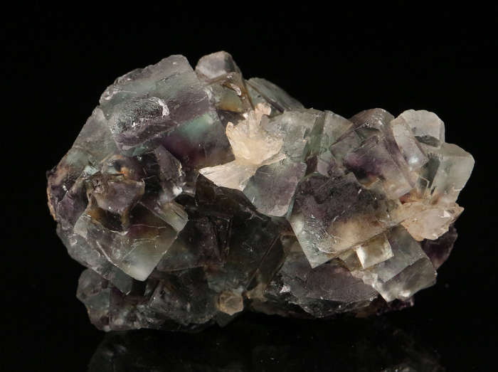 Purple Green Zoned Fluorite Cluster, Okorusu Mine, Otjiwarongo, Otjozondjupa Region, Namibia