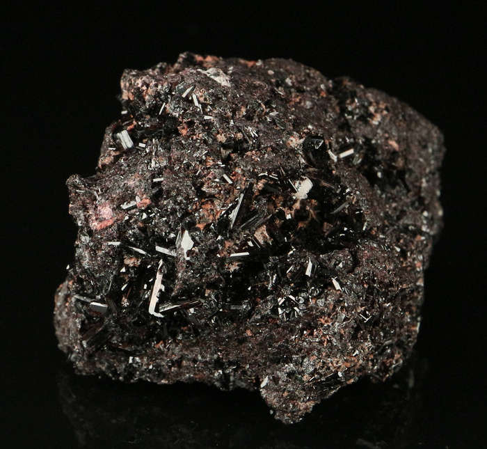 Manganvesuvianite on Matrix,"N'Chwaning II Mine, Kalahari Manganese Field, Northern Cape, South Afri