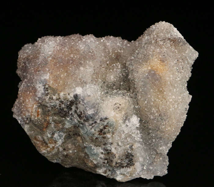 Quartz on SmithsoniteSkorpion Mine, Karas Region, Namibia
