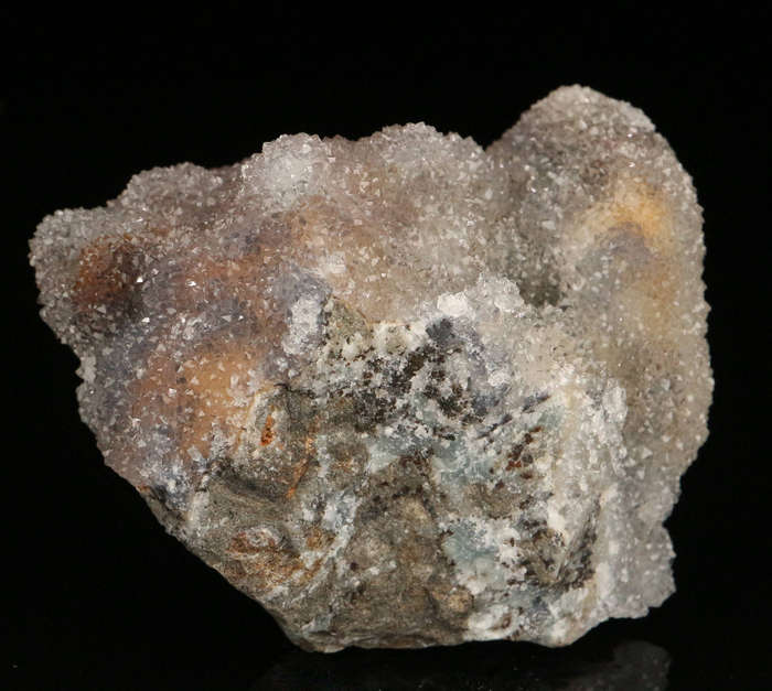 Quartz on SmithsoniteSkorpion Mine, Karas Region, Namibia