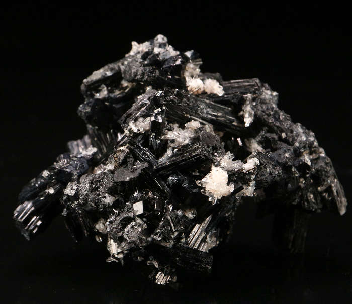 Quartz on Schorl Cluster, Erongo Mnt, Erongo Region, Namibia.