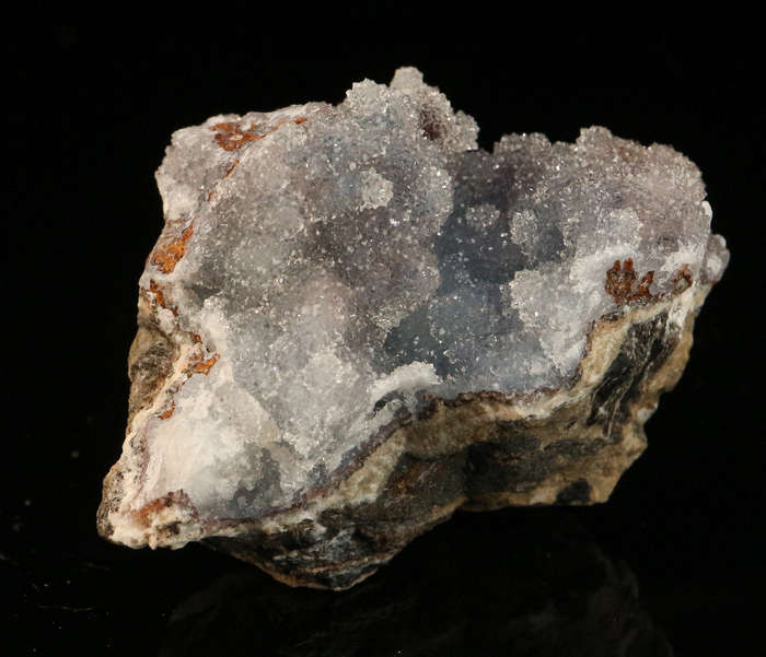 Quartz on Smithsonite, Skorpion Mine, Karas Region, Namibia