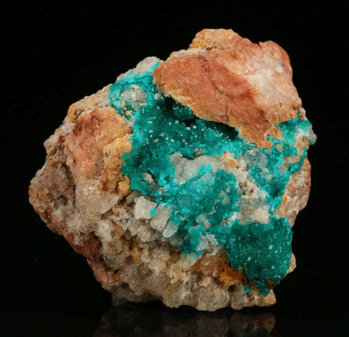 Dioptase on Matrix, Kaokoveld Region, Namibia