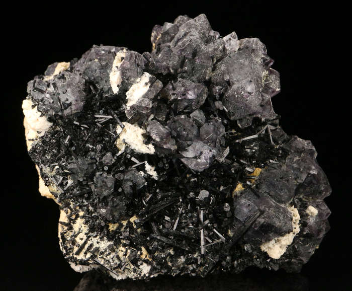 Schorl incl Fluorite on Matrix, Erongo Mnt Region, Namibia