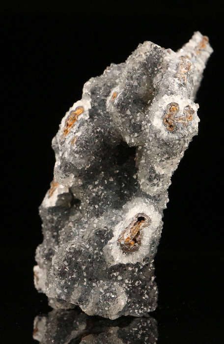 Quartz on Matrix, "N'Chwaning II Mine, Kalahari Manganese Field, Northern Cape, South Africa "