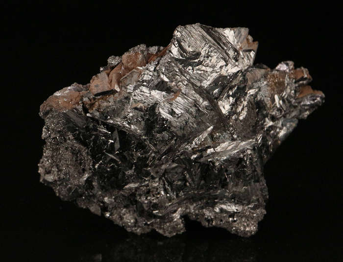 Manganite on Matrix, "N'Chwaning II Mine, Kalahari Manganese Field, Northern Cape, South Africa "