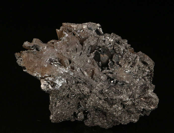 Manganite on Matrix, "N'Chwaning II Mine, Kalahari Manganese Field, Northern Cape, South Africa "