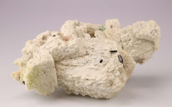 Fluorite, Schorl on Feldspar, Erongo Mnt Region, Namibia