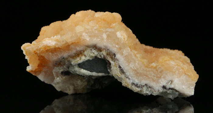 Goethite incl Calcite Cluster,"N'Chwaning II Mine, Kalahari Manganese Field, Northern Cape, South Af