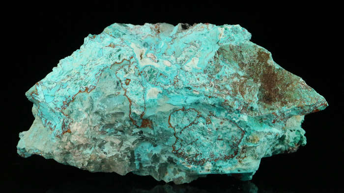 Malachite on Chrysocolla, Artonvilla Mine, Musina, South Africa