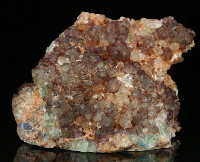 Fluorite on Quartz Cluster, Riemvasmaak, Northern Cape, South Africa