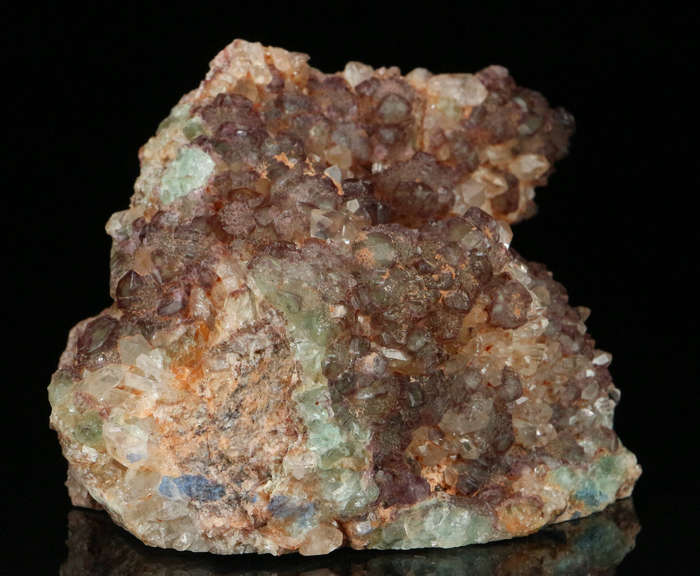Fluorite on Quartz Cluster, Riemvasmaak, Northern Cape, South Africa