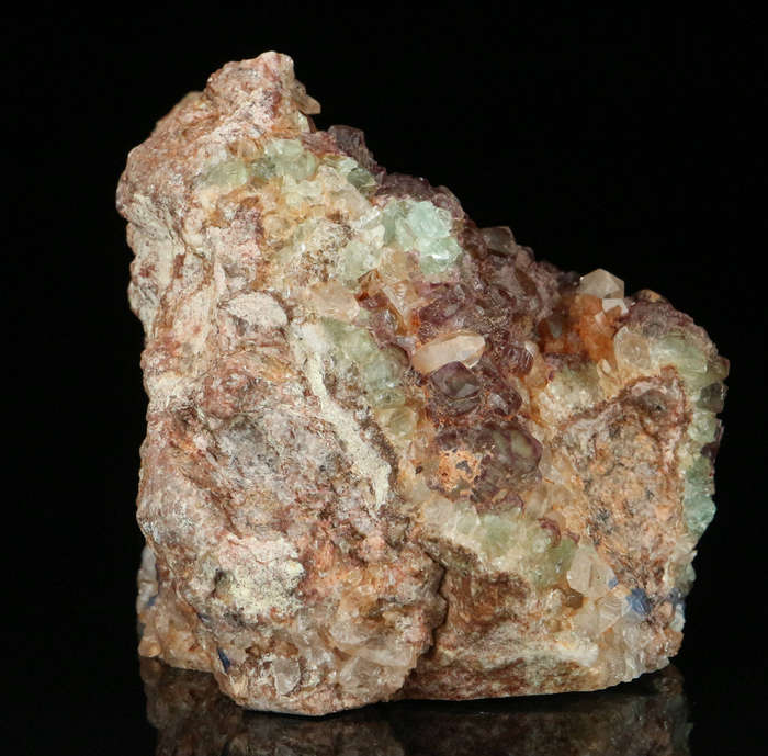 Fluorite on Quartz Cluster, Riemvasmaak, Northern Cape, South Africa