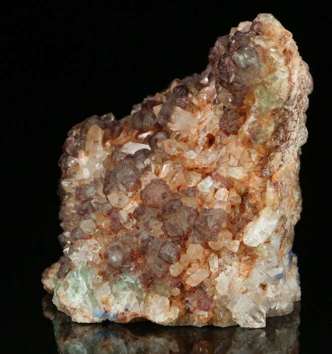 Fluorite on Quartz Cluster, Riemvasmaak, Northern Cape, South Africa