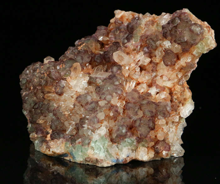 Fluorite on Quartz Cluster, Riemvasmaak, Northern Cape, South Africa