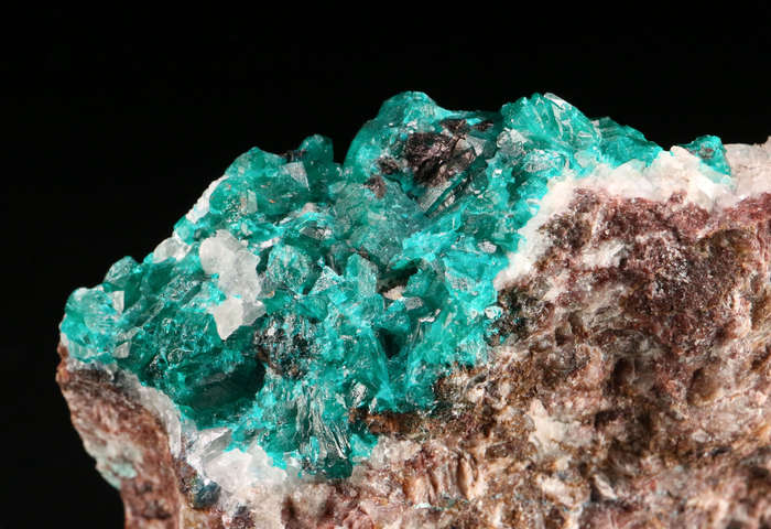 Dioptase on Matrix, Tantara Mine, DRC